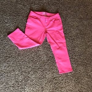 Hot Pink Cropped Pants